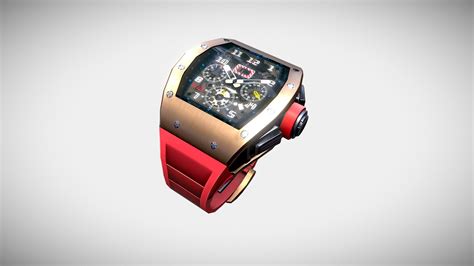 richard mille 3d print|Richard Mille RM011 Low Poly .